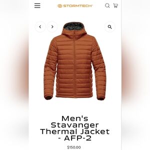 Stormtech Men's Thermal Puffer Jacket - Rust
